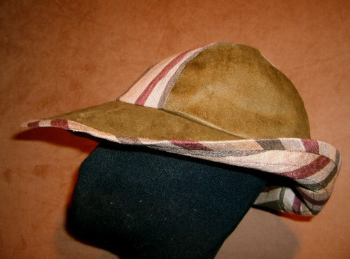 Suede & Silk Fall Fisherman Hat