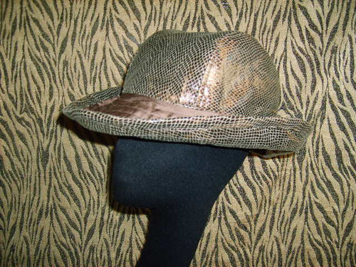 Lizard Print Rain Hat